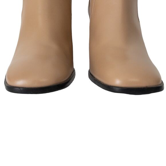 Via Spiga Delaney Boots Leather Nude Tan - Picture 8 of 11